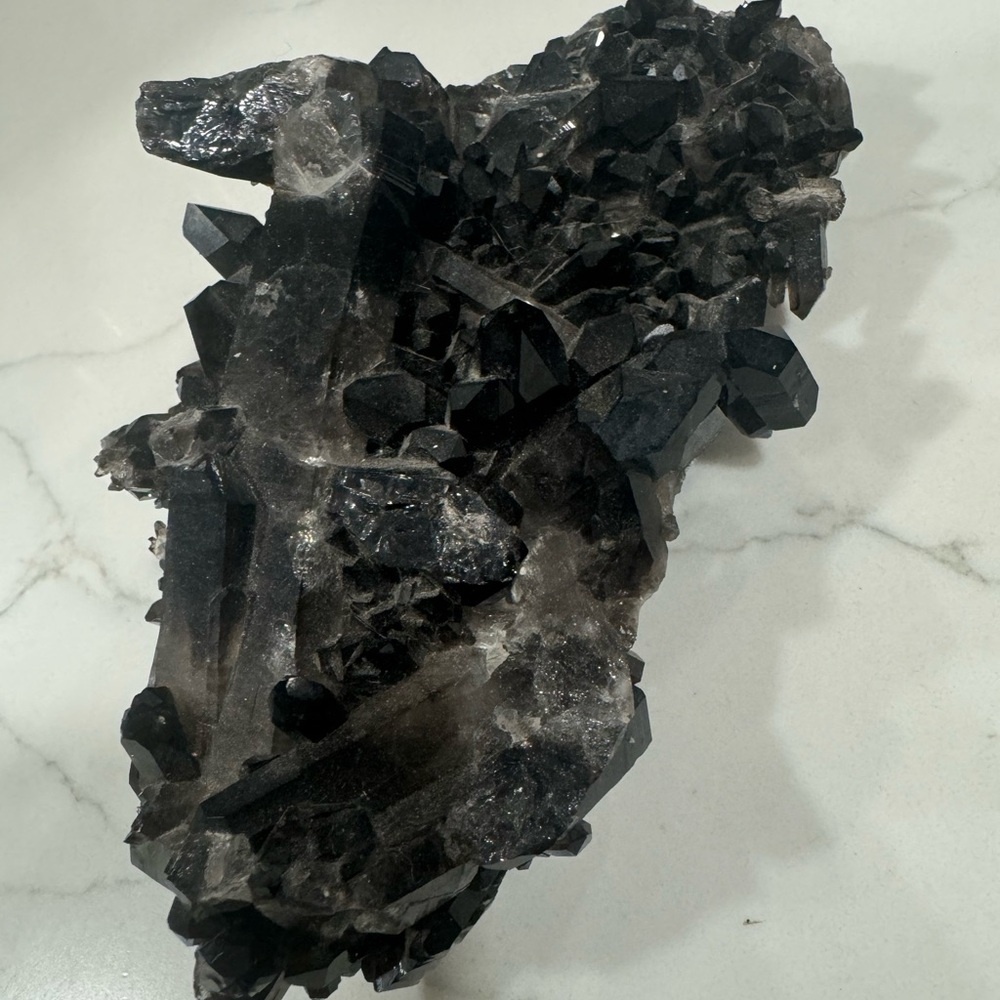 Smokey quartz crystal